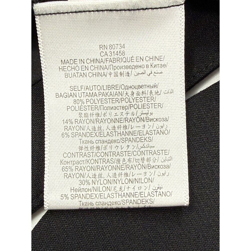 BCBGMAXAZRIA Womens Black Straight Fit Blazer Black Open-Back with Straps XS - Picture 11 of 12